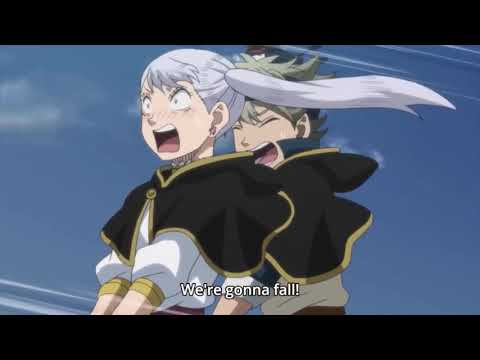 Asta x Noelle ride a magic broom | Black Clover