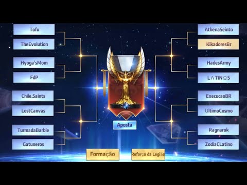 FINAL E SEMI FINAL HOJE DA GUERRA DO SERVIDOR  - SAINT SEIYA AWAKENING