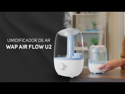 Video thumbnail of Umidificador de Ar Wap Air Flow U2 25W Ultrassônico 2,3L Bivolt