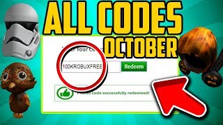 October All New Working Promo Codes In Roblox 2019 Halloween Roblox Promo Codes Not Expired Vtomb - roblox promo codes working 2019