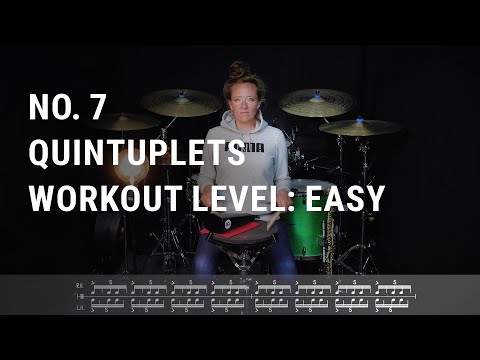 Meinl Percussion Independence Workout Series No 7, Quintuplets - Easy