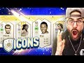 OMG MOST ICON IN A DRAFT!! 196 DRAFT CHALLENGE! FIFA 19 Ultimate Team