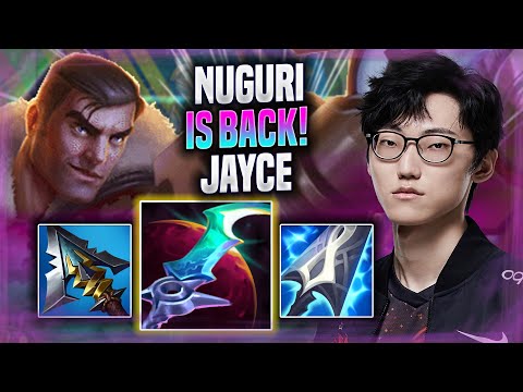 NUGURI IS BACK WITH JAYCE IN KR SOLOQ! - Nuguri Plays Jayce TOP vs Irelia! | Preseason 2022