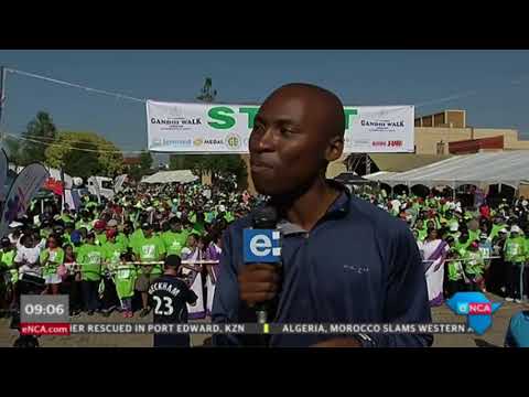 Ramaphosa takes part in annual Gandhi Walk