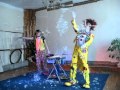 Клоунское Шоу мыльных пузырей на детский день рождения 