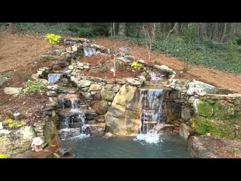 Serenity Water Gardens koi pond