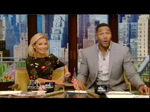 Live! With Kelly and Michael 04/12/16 Kevin Costner [HD]