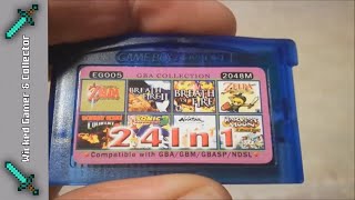 EG005 / GBA Multi Cart ++ 24 in 1 ++ & Zelda & Sonic Collection and much more....