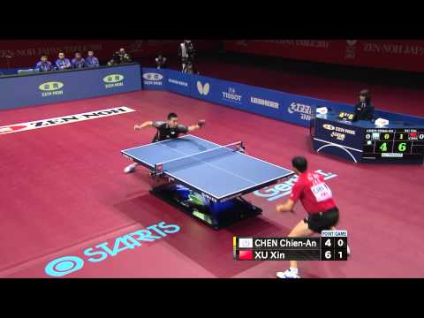 2014 WTTTC MT-SF TPE-CHN (1) Chen Chien An - Xu Xin (full match|short form in HD)
