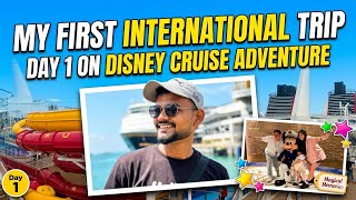 My first International Trip Singapore || Part 2 || On board Disney Adventure Cruise and Explore 