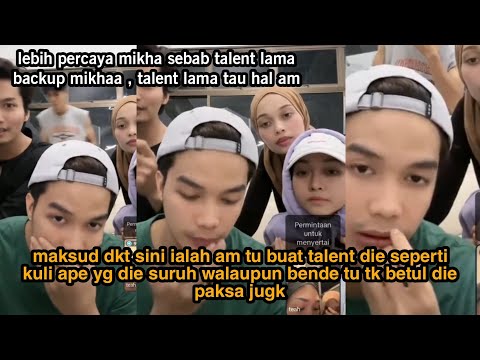 TEAH TALENT LAMA PUN KENA MACAM MIKHA SAHAJA!!!  Ammar Nazhan hanya pentingkan diri SENDIRI...