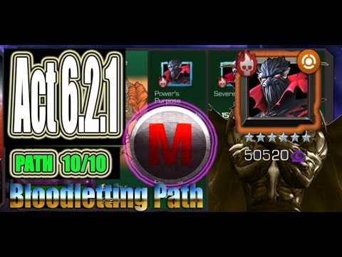 Act 6.2.1 Path 10/10 (Bloodletting Path) - Marvel Contest of Champions