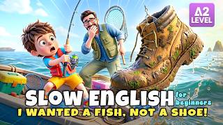 He Wanted A Big Fish… But Got This! | Easy English Story Compilation (A1–A2)
