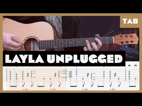 Eric Clapton - Layla Unplugged Acoustic - Guitar Tab | Lesson | Cover | Tutorial