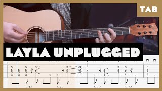 Layla Unplugged Acoustic Eric Clapton Cover | Guitar Tab | Lesson | Tutorial | Donner