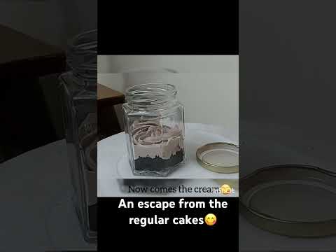 POV: You open the fridge and see this jar cake waiting for you…❤️🫶 #jarcake song #trending #cake