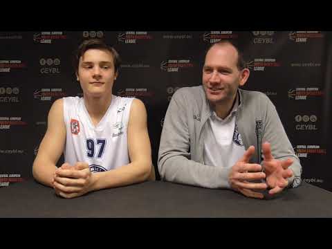 CEYBL U14 - Press conference, 24.3.2023, Válečníci Děčín - WKK Wroclaw