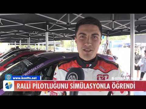 RALLİ PİLOTLUĞUNU SİMÜLASYONLA ÖĞRENDİ