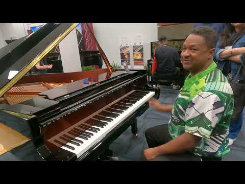 Kris Nicholson Test Driving the KAWAI RX2 Grand and K500 Upright at NAMM 2023