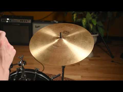 16” Paiste 1976 Black Label 2002 Crash Cymbal 1120g *Video Demo* image 8