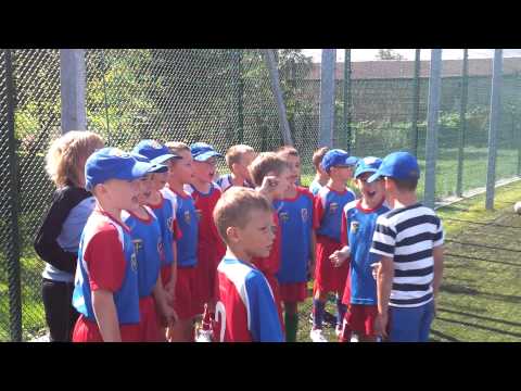 OKS Odra Opole - niebiesko - czerwoni