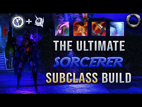ULTIMATE SORCERER PvP SUBCLASS BUILD!!! 🧙‍♂️ + My Add-On Settings for Console 🧙‍♂️ ESO DragooX