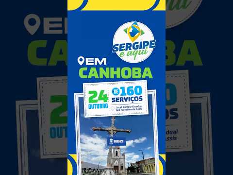 Alô, Canhoba! 🗣️ Nesta sexta-feira, 24, estaremos por aí com o Sergipe é aqui #SergipeéAqui
