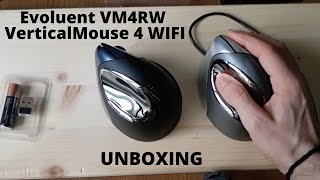 Evoluent VM4RW VerticalMouse 4 Wifi unboxing
