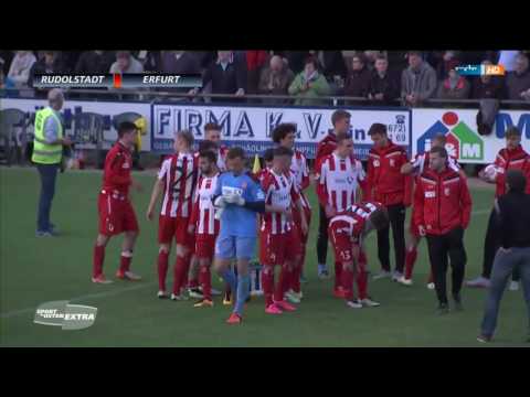 Thüringenpokal-Halbfinale: Einhait Rudostadt - FC Rot-Weiß Erfurt 6:7 n.E.