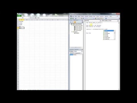 VBA - EXCEL - HOW TO: Populate an Array in VBA EXCEL