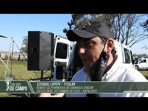 Ezequiel Lopepe - Cabaña El Rincón remate de primavera - Jueves 24 de septiembre de 2020   Napaleofú