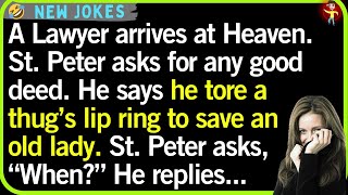 A man arrives at the Pearly Gates! 😂 | Best Jokes Of the Day!