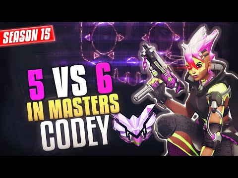 TOP 500 Sombra WINS a 5 VS 6 in MASTER ELO - CODEY [S15]