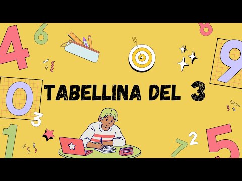 Tabellina del 3 con Canzoncina, Non la Dimenticherai Mai!