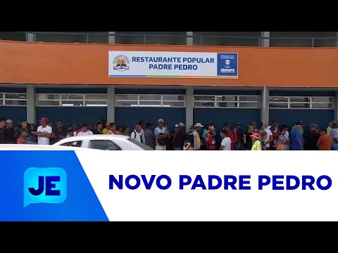 Restaurante popular Padre Pedro foi reinaugurado em novo local: no espaço Zé Peixe - JE