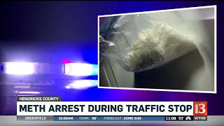 Meth Arrest During Traffic Stop in Hendricks County