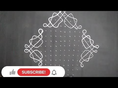 16×2 Pinnal kolangal / beginners easy neli kolam / markazhimaatha kolangal
