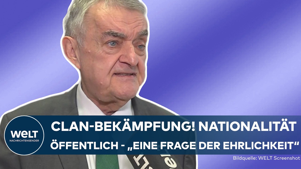 CLAN-KRIMINALITÄT IN NRW: Herbert Reul greift hart durch und macht die Nationalität öffentlich!