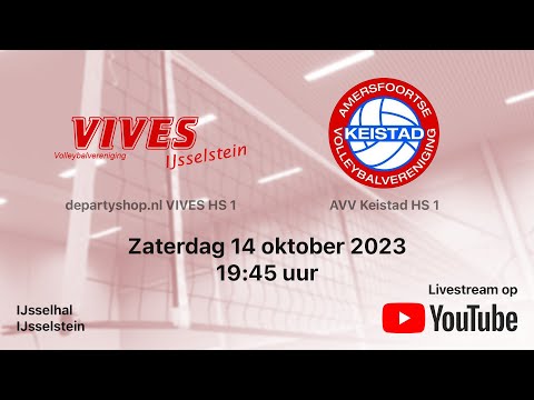 VIVES HS 1 vs. AVV Keistad HS 1, Topdivisie Heren A Volleybal