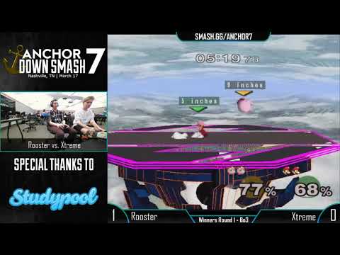 ADS7 - Melee Singles - Rooster (Jigglypuff) VS Xtreme (Luigi) - Winners Round 1