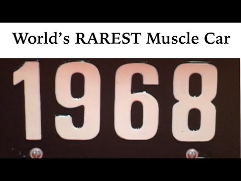 World's RAREST Muscle Car Ever Built - 1 of 1 Production - 1968 Camaro - Only Video Footage To Exist