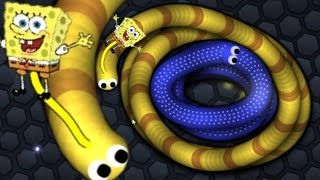 NEW SpongeBob Yellow Skin in Slither.io