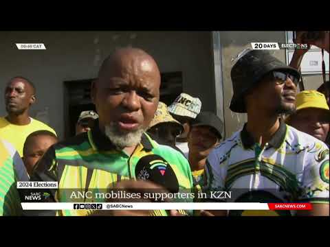 2024 Elections | ANC national chairperson Gwede Mantashe campaigns in uMhlathuze, KZN