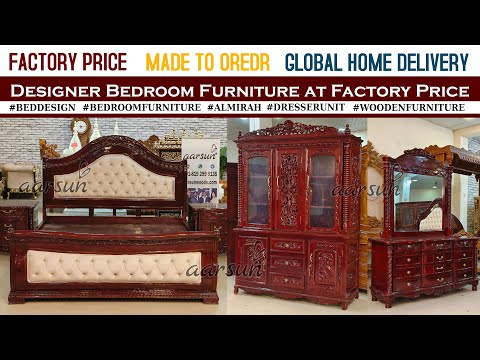 Teak Bed Design: Vintage Style - Factory Price Video