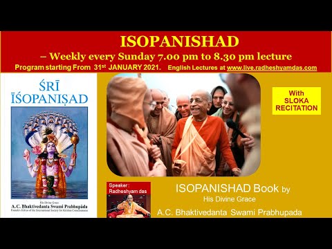 SRI ISOPANISAD, Mantra 1_Radheshyam Das