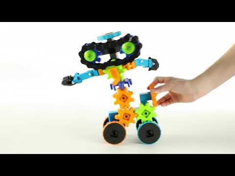Видео обзор Динамический конструктор Gears Gears Gears!® «Роботы в движении» 116 дет. Learning Resources
