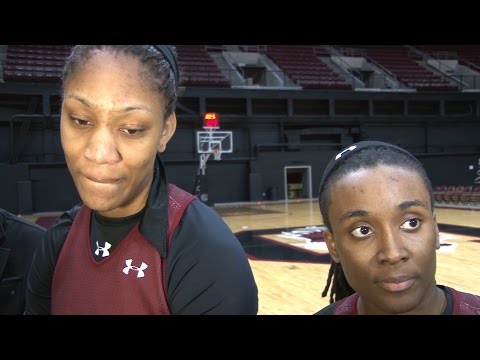 A'ja Wilson, Khadijah Sessions Media Availability - 1/6/16