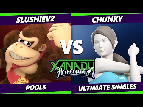 Xanadu Homecoming - SlushieV2 (Donkey Kong) Vs. Chunky (Wii Fit Trainer) Smash Ultimate - SSBU