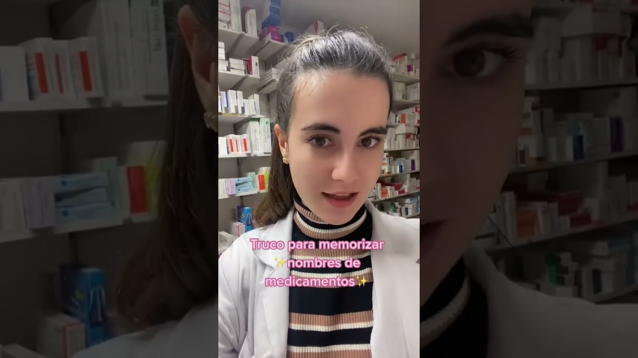 Truco para memorizar el nombre de los medicamentos 💊!! #farmacia #tips #truco