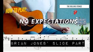 How to play: The Rolling Stones "No Expectations" | Slide Part